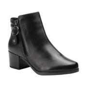 Caprice black casual closed booties Black, Dam