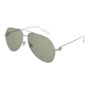 Cartier Tidlös Elegans Unisex Solglasögon Gray, Unisex