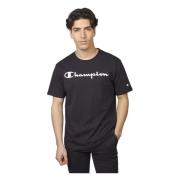 Champion T-Skjorta Black, Herr