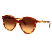 Chloé Chloé Solglasögon Ch0087S 002 Brown, Dam