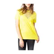 Desigual T-Skjorta Yellow, Dam