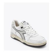 Diadora B.560 Begagnade Sneakers - Retroinspirerad Siluett White, Dam