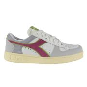 Diadora Magic Basket Low WN - Dam Lädersneakers Multicolor, Dam