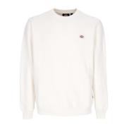 Dickies Oakport Crewneck tröja för män White, Herr