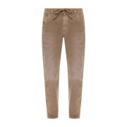 Diesel Slim-fit byxor Beige, Herr