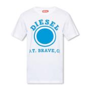 Diesel T-Diegor-K64 T-shirt White, Herr