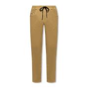 Diesel Slim-fit Trousers Beige, Herr