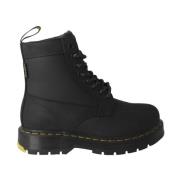 Dr. Martens Trinity Svart/Gul Läder Vinterkänga Black, Dam