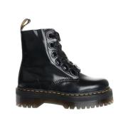 Dr. Martens Plattformsstövlar med rosettdetalj Black, Dam