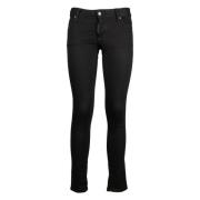 Dsquared2 Jeansbyxor med bomull och elastan Black, Dam