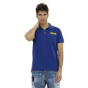 Dsquared2 Herr Tennis Polo Tröja Blue, Herr