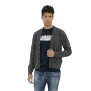 Dsquared2 Merinoull Cardigan Gray, Herr