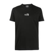Dsquared2 T-shirt med liten ikonlogotyp Black, Herr