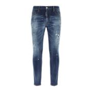 Dsquared2 Skater Stretch Denim Jeans Blue, Herr