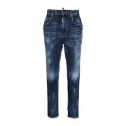 Dsquared2 Höj din denimstil med snygga slim-fit jeans Blue, Dam