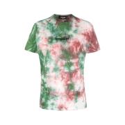 Dsquared2 Multifärgad T-shirt med korta ärmar Green, Herr