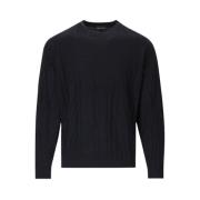 Emporio Armani Stilfull Pullover Tröja Black, Herr