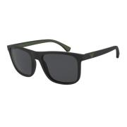 Emporio Armani Solglasögon Ea4129 504287 Black, Herr