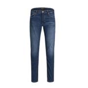 Emporio Armani Slim Fit Denim Jeans med Fem Fickor Blue, Herr