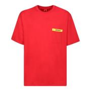 Ferrari Sportig Stil Röd T-Shirt Red, Herr