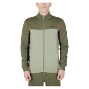 Fila Herr Track Zip Fleece Green, Herr