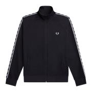 Fred Perry Kontrast Tape Track Jacka Blue, Herr