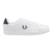 Fred Perry Läder Snörskor White, Herr