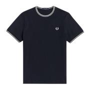 Fred Perry Fred Perry T-shirts and Polos Blue Blue, Herr