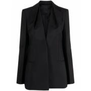 Givenchy Sofistikerad Single-breasted Blazer Black, Dam