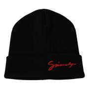 Givenchy Varm och stilren beanie mössa Black, Dam