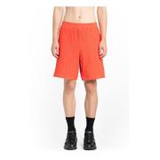 Givenchy Ljus Orange Jacquard Bermuda Shorts Orange, Herr
