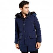 Guess Herr M84L08 Marinblå Parka Blue, Herr