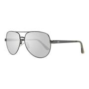 Guess Herr Gunmetal Aviator Solglasögon Gray, Herr