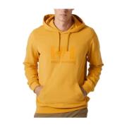 Helly Hansen Hoodies Yellow, Herr