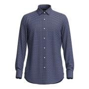 Hugo Boss Blå Skjortor för Män Blue, Herr