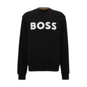 Hugo Boss Sweatshirts Black, Herr