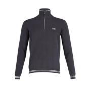 Hugo Boss Marinblå Zip Up Tröja - Regular Fit Blue, Dam