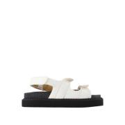 Isabel Marant Flat Sandals White, Dam