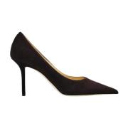 Jimmy Choo Älska mocka stiletto pumps Brown, Dam