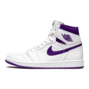 Jordan Hög Domstol Lila Sneakers Purple, Herr