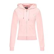 Juicy Couture Sammet huvtröja Pink, Dam