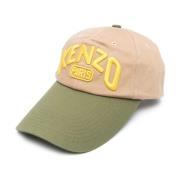 Kenzo Beige Casual Cap, Stilren och Bekväm Beige, Herr