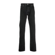 Kenzo Slim-Cut Jeans med Faded Effekt Black, Herr