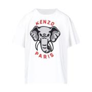 Kenzo Vita kliska T-shirts och Polos White, Dam