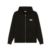 Kenzo Urban Zip-through Sweatshirt Black, Herr