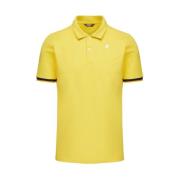 K-Way Polo Shirt Yellow, Herr