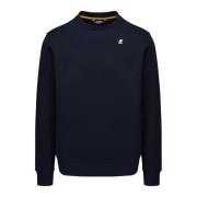 K-Way Blå Djup Fleece Tröja Blue, Herr