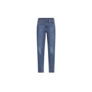 Levi's Högmidjade Bootcut Jeans Blue, Dam