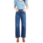 Levi's Ribcage Ankel Jeans Blue, Dam