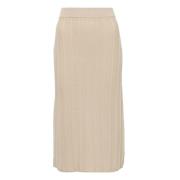 Max Mara Midi Skirts Beige, Dam